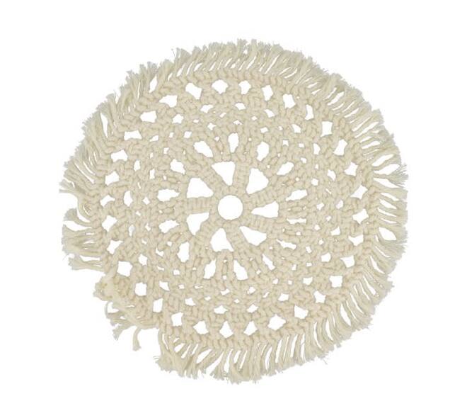 Placemat cotton 38x38x1.5cm - White