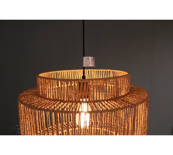 Ceiling light paper rope 46x46x35cm
