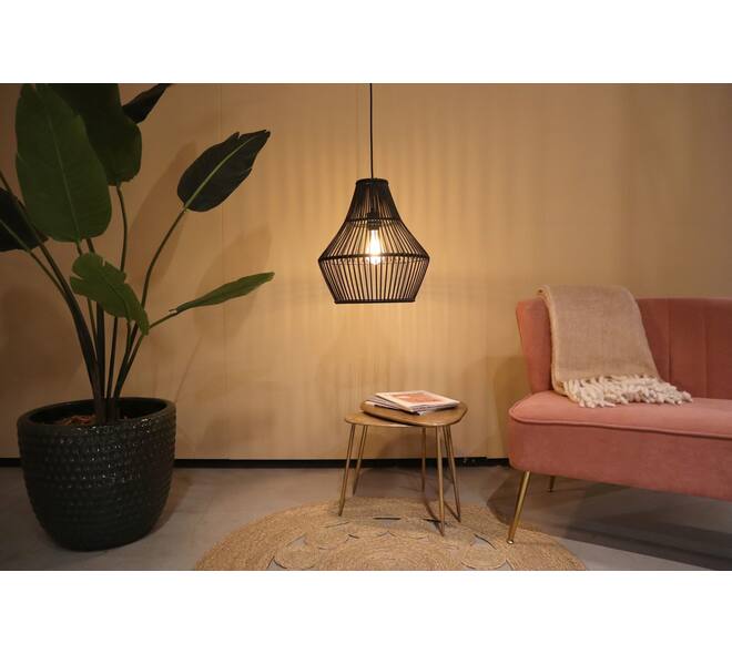 Ceiling light bamboo 38x38x42cm