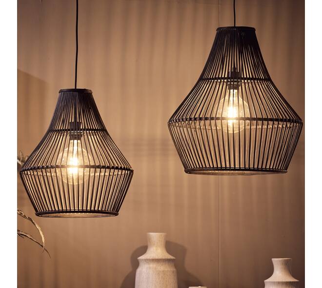Ceiling light bamboo 46x46x50cm