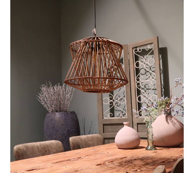 Ceiling light bamboo 38x38x32cm