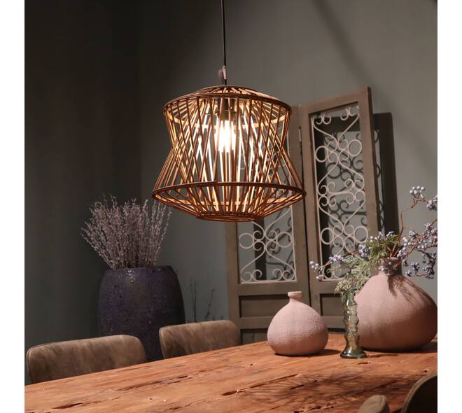 Ceiling light bamboo 38x38x32cm
