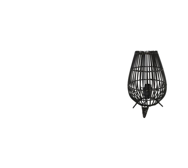 Table lamp bamboo 22x22x35cm