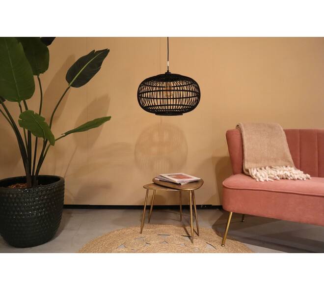 Ceiling light bamboo 46x46x28cm