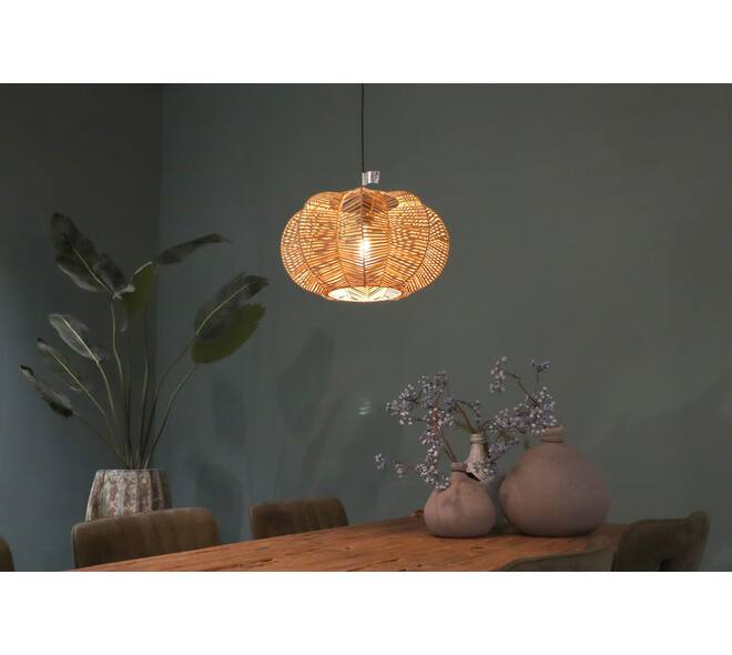 Ceiling light rattan 45x45x25cm