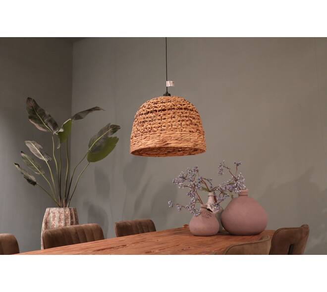 Ceiling light waterhyacinth 46x46x30cm - Natural