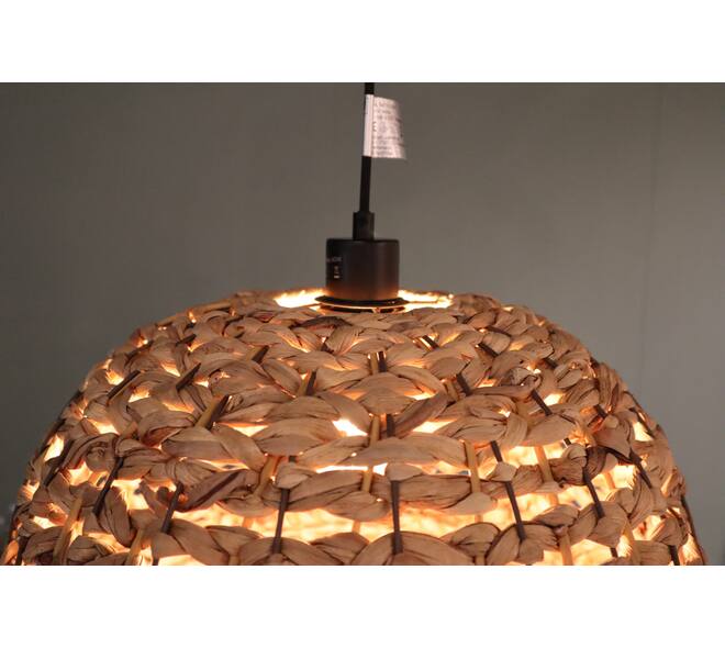 Ceiling light waterhyacinth 46x46x30cm - Natural