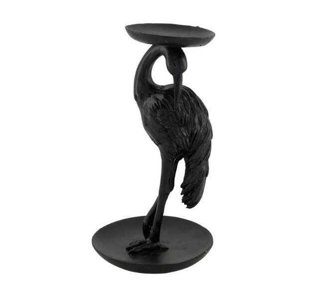Figurine flamingo polyresin 11.5x11.5x21.5cm