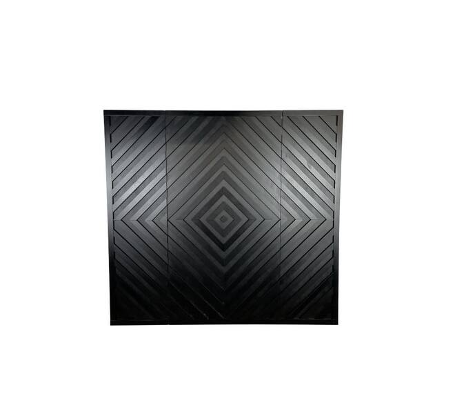 Wall art mdf 118x1.7x110cm