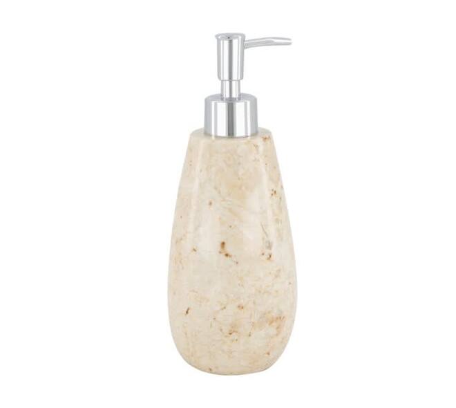 Soap dispenser stone 8x8x21cm