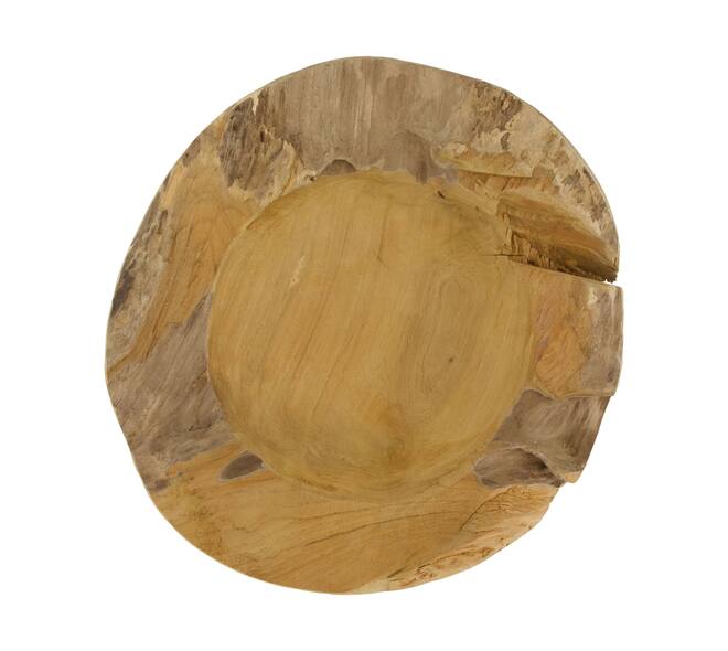 Bol - Bois de teck - 30x26x9cm - Naturel