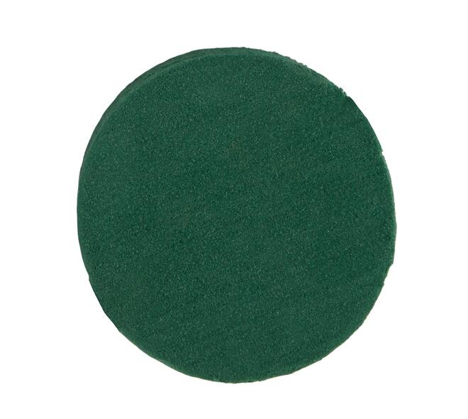 Floral foam round packed foam 8x8x5cm 4pc - Natural