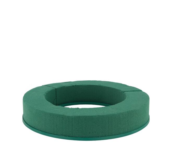 Floral foam ring packed foam 25x25x5cm - Natural