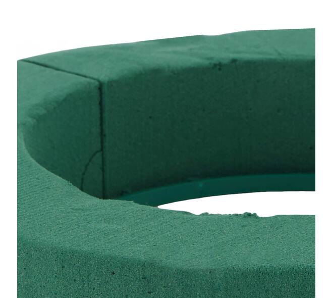 Floral foam ring packed foam 25x25x5cm - Natural