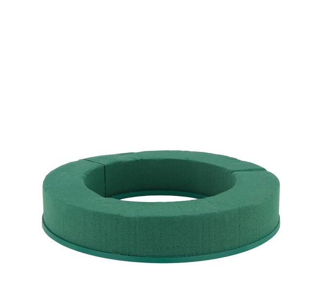 Floral foam ring packed foam 30x30x4cm - Natural