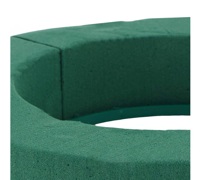 Floral foam ring packed foam 30x30x4cm - Natural
