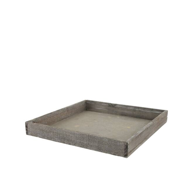 Plateau - Carre - Bois depicea - 30x30x4cm - Naturel