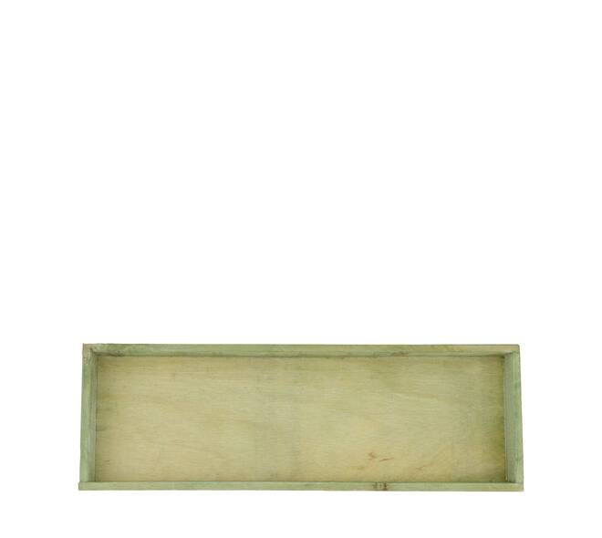 Tray rectangular fir wood 42x14x3cm
