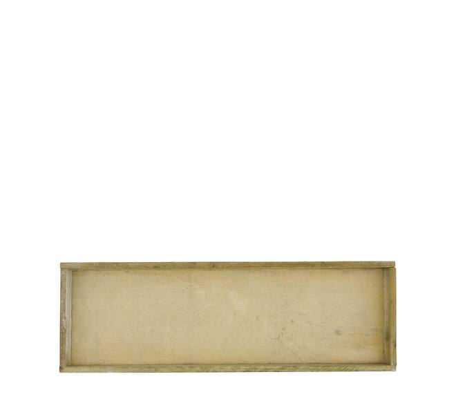 Tray rectangular fir wood 42x14x3cm