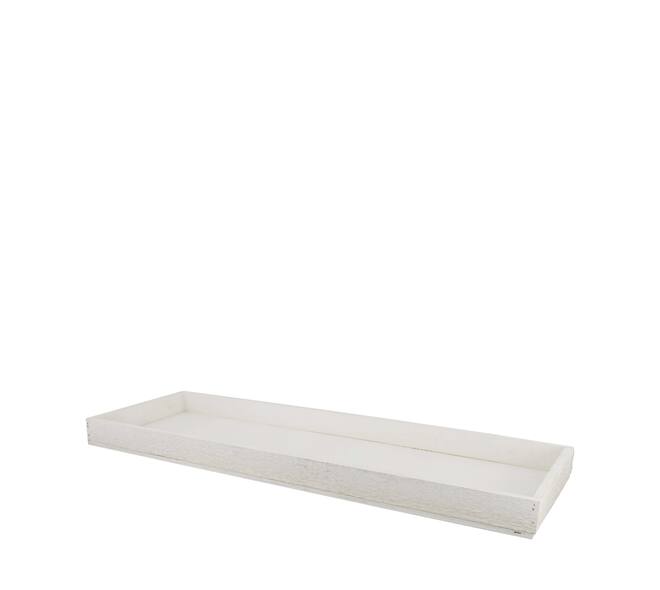 Tray rectangular fir wood 60x20x4cm