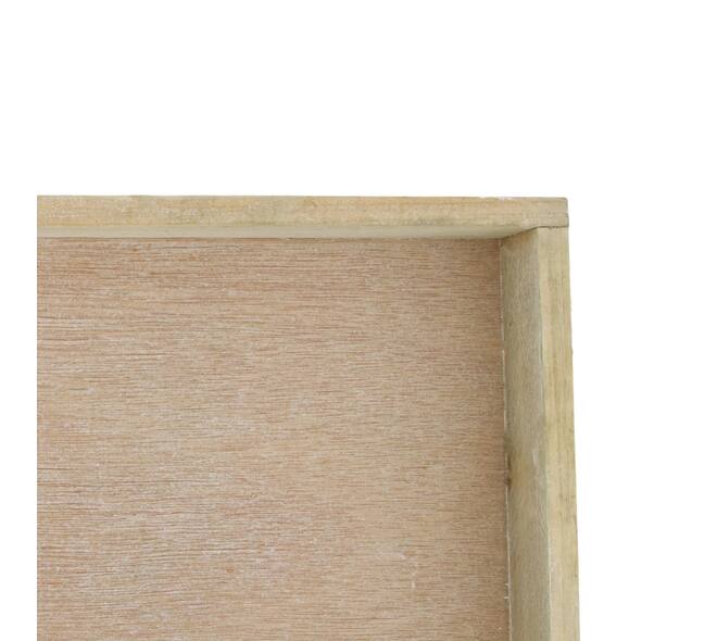 Tray rectangular fir wood 60x20x3cm