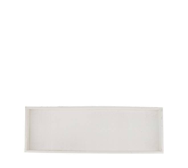 Tray rectangular fir wood 60x20x4cm
