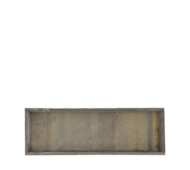 Tray rectangular fir wood 42x14x3cm
