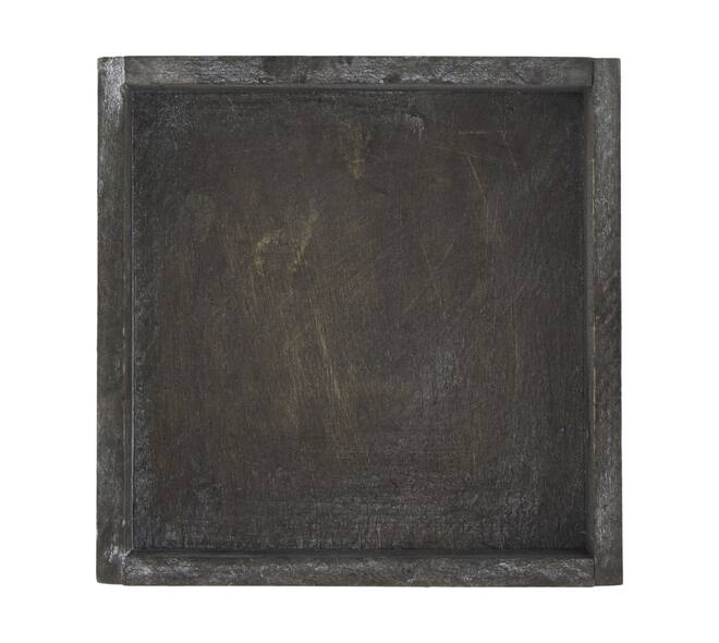 Tray square fir wood 14x14x3cm