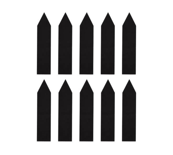 Plant marker blackboard plywood 4x0.4x18cm FSC 100% - Black
