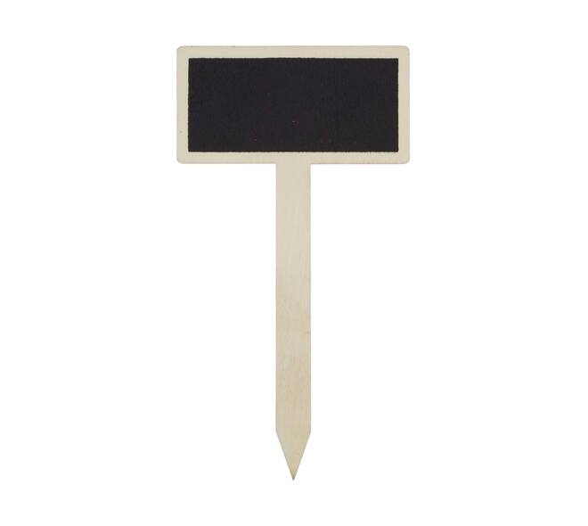 Plant marker blackboard plywood 10x0.4x18.3cm 5pc FSC 100%