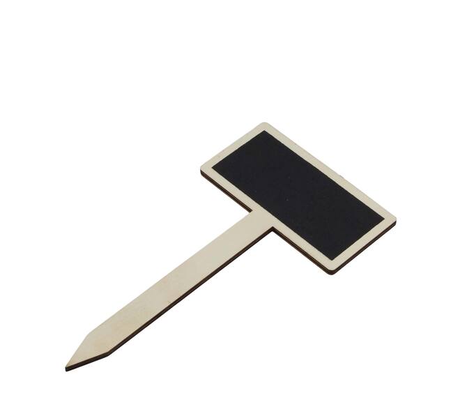 Plant marker blackboard plywood 10x0.4x18.3cm 5pc FSC 100%