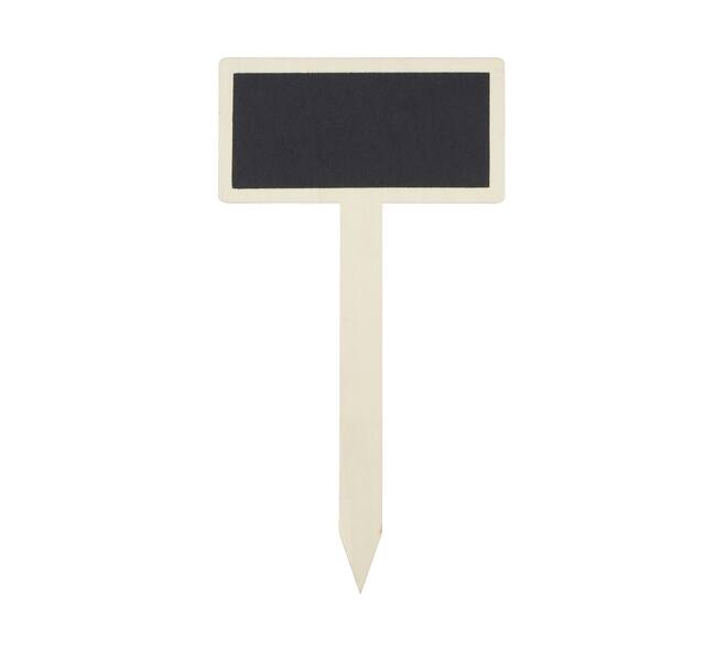 Plant marker blackboard plywood 12x0.5x22cm 5pc FSC 100%