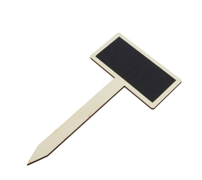 Plant marker blackboard plywood 12x0.5x22cm 5pc FSC 100%