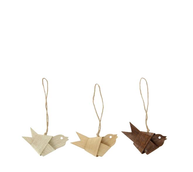 Hanger bird paper 10x6x1.5cm C/3 FSC Mix 100%