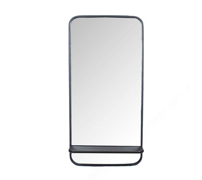 Mirror fir wood with metal 57.5x118.5x15.5cm FSC 100%