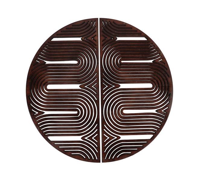Wall art mdf 56x1.2x56cm FSC 100%