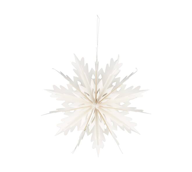 Hanger snowflake paper 40x9x40cm FSC Mix 100% - White