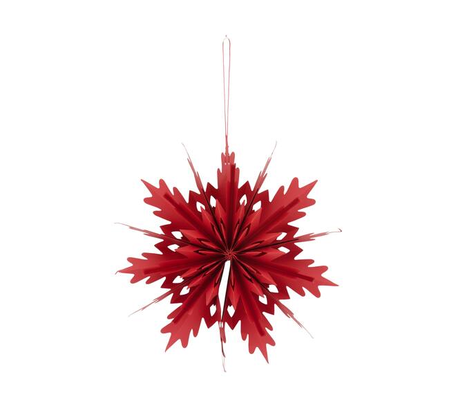 Hanger snowflake paper 30x7x30cm FSC Mix 100%