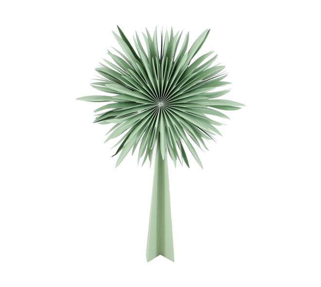 Star tree topper paper 30x7x45cm FSC mix 100% - Green