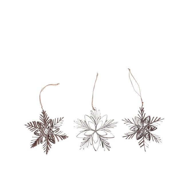 Hanger snowflake paper 13x1x13cm A/3 FSC Mix 100%