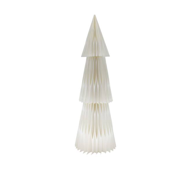 Tree paper 52x52x150cm FSC Mix 100% - White