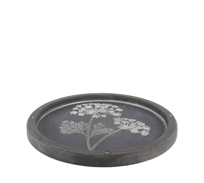 Tray round mdf 38x38x2.5cm FSC 100%