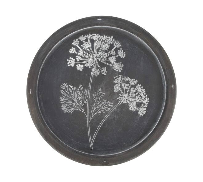 Tray round mdf 38x38x2.5cm FSC 100%