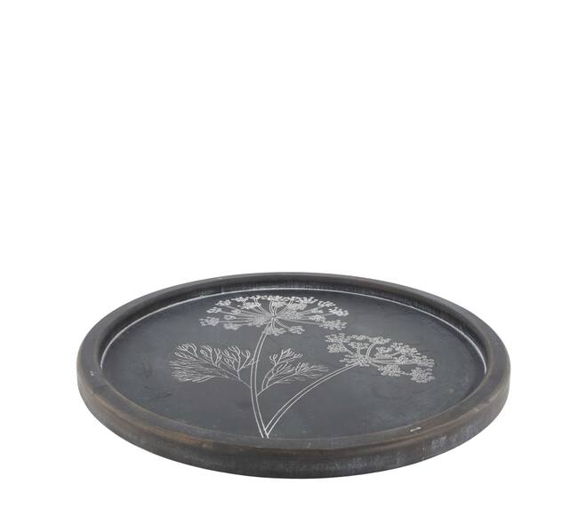 Tray round mdf 48x48x2.5cm FSC 100%