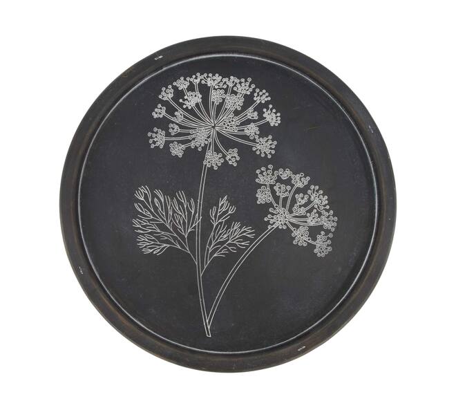 Tray round mdf 48x48x2.5cm FSC 100%