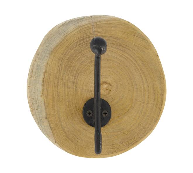 Coat rack teak wood 18x18x13cm FSC 100%