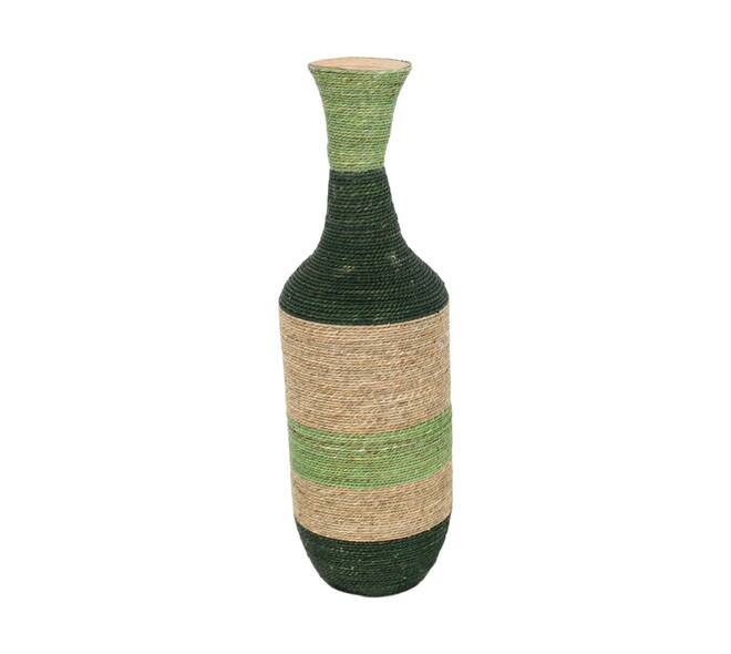 Vase seagrass / bamboo 22x22x70cm FSC 100%