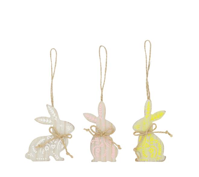 Hanger rabbit mdf 7x1x18cm A/3 FSC 100%