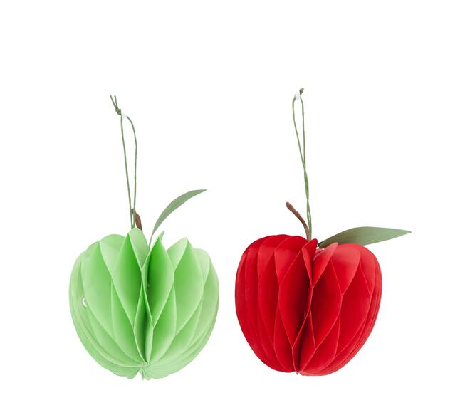 Hanger apple paper 8x8x10cm C/2 FSC Mix 100%
