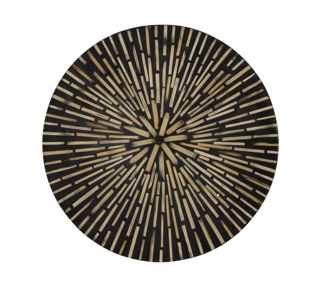Plate round bamboo 38x38x4cm FSC 100% - Natural